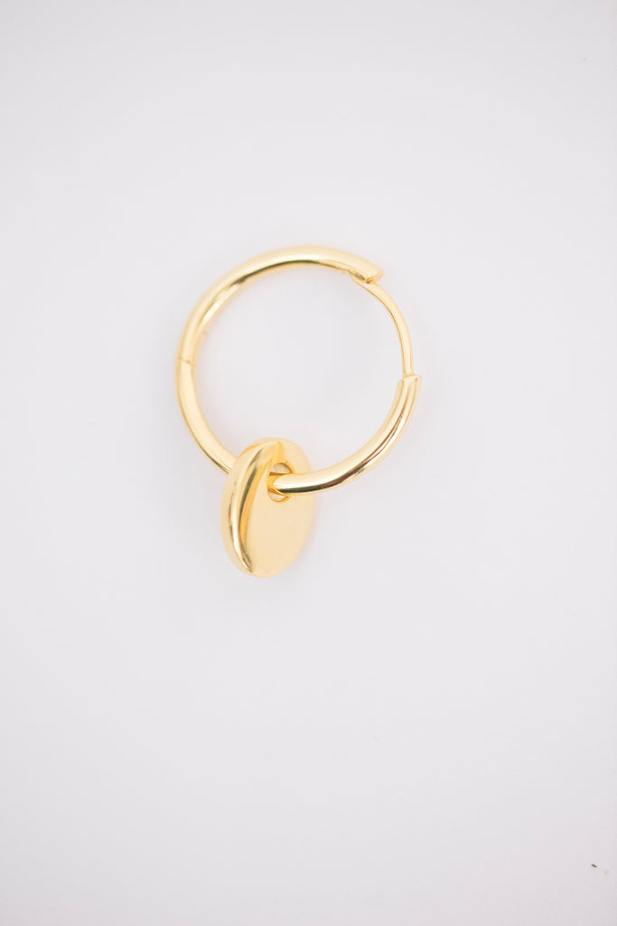 Golden Lucky Buckle Earring